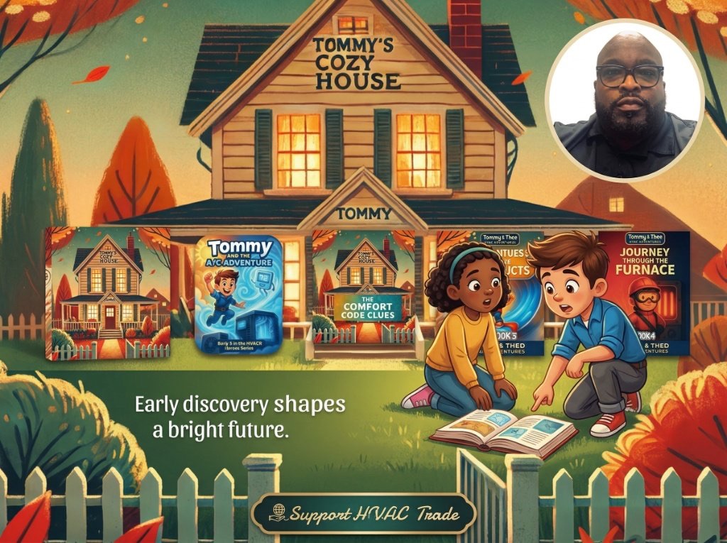 Tommy's Cozy House — The Tommy & Theo HVACR STEM Book Series by Oneil Fuller. Early discovery shapes a bright future.